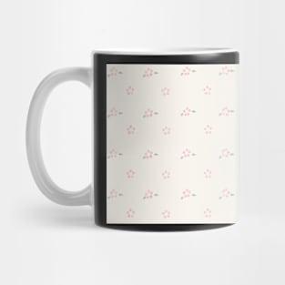 Back to School Girly Pastel Coquette Floral Pattern for notebooks Mug